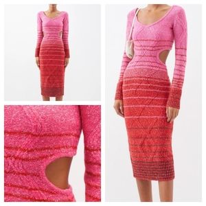 Staud Eleanor Lollipop & Cherry XS Sweater Dress